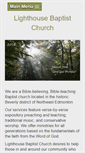 Mobile Screenshot of lighthousebaptist.ca
