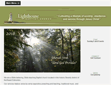 Tablet Screenshot of lighthousebaptist.ca